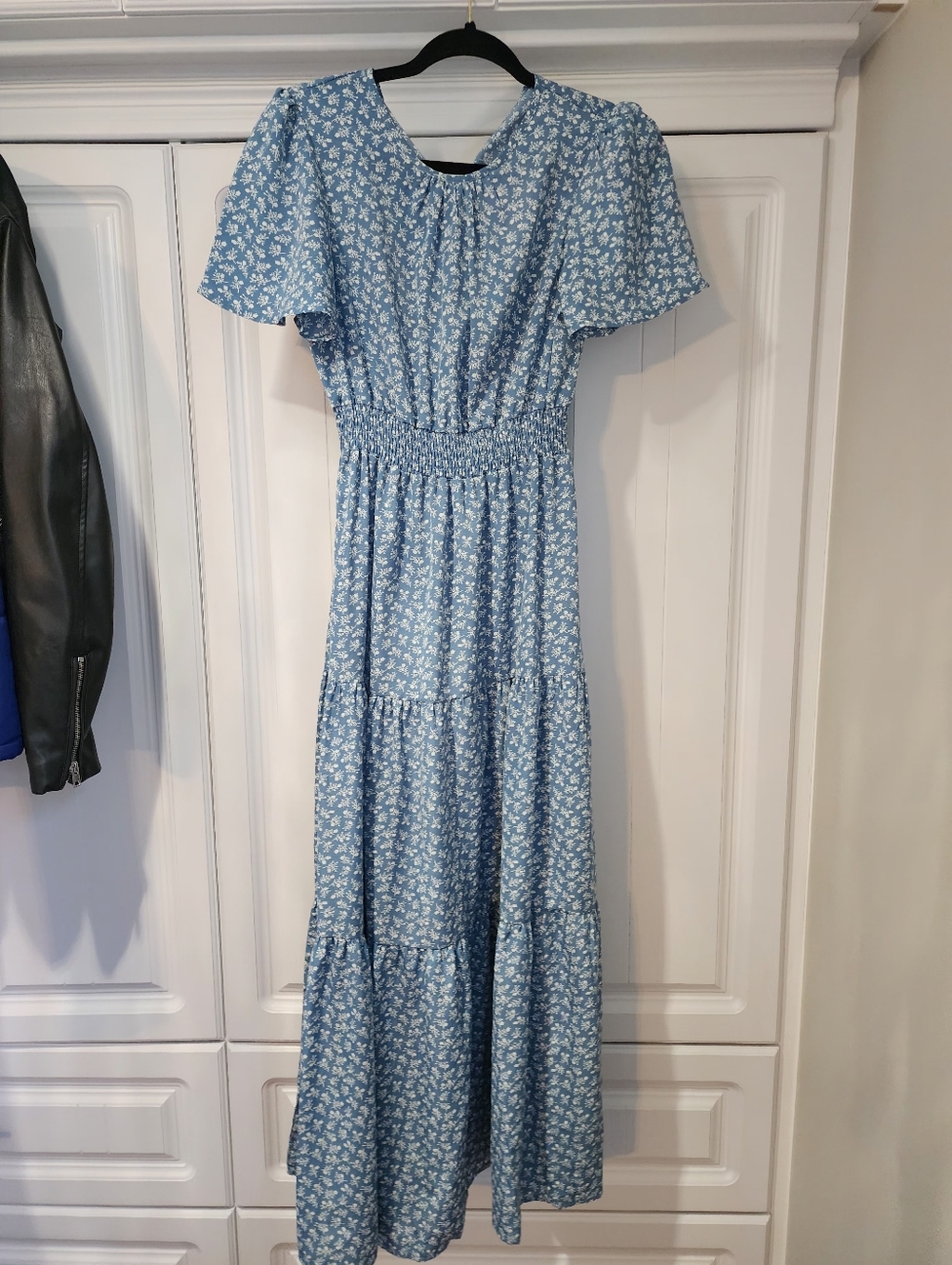 Blue Floral Maxi Dress - Light Blue Summer Dress